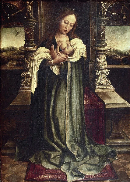 The Virgin of the Holy Milk, c.1517 (oil on wood)