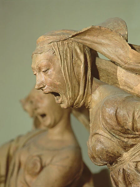 Virgin Mary, from the Lamentation (terracotta)