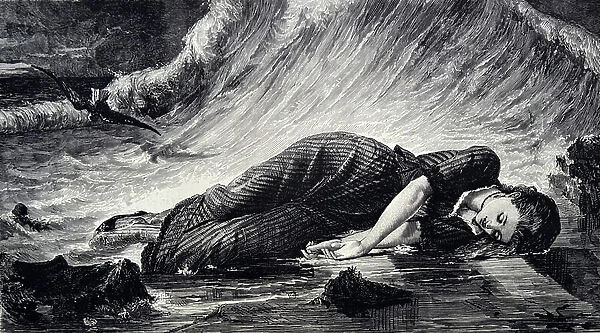 Virginia Drowned, 1870 (engraving)