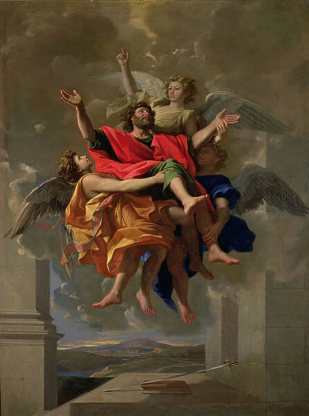 The Vision of St. Paul, 1649-50 (oil on canvas)