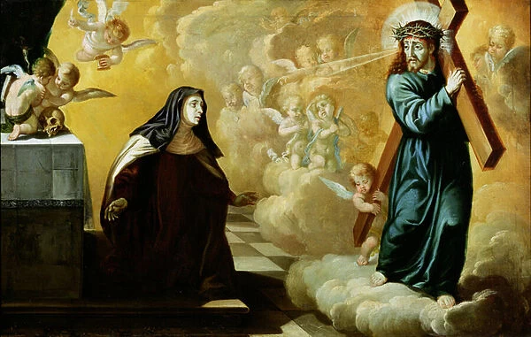 The Vision of St. Teresa (oil on canvas)
