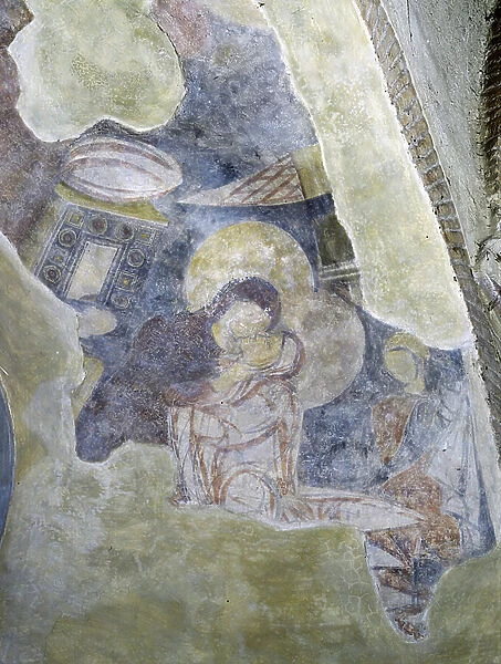 Visitation, c.760 (fresco) (see 138680 & 138686)