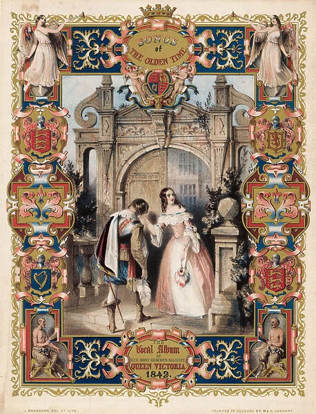The Vocal Album of Her Most Gracious Majesty Queen Victoria 1842 (colour litho)