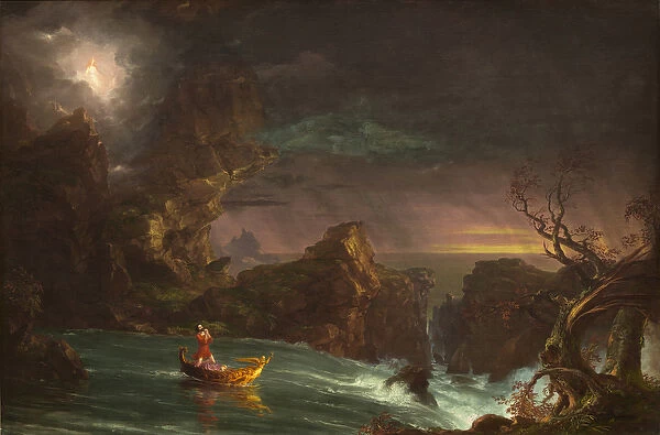 The Voyage of Life: Manhood, 1842 (oil on canvas)