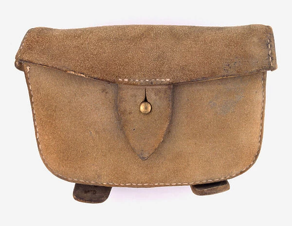 Waistbelt pouch, other ranks, 24th (2nd Warwickshire) Regiment of Foot, 1879 (leather)