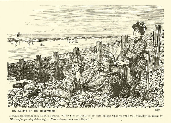 The waning of the honeymoon (engraving)