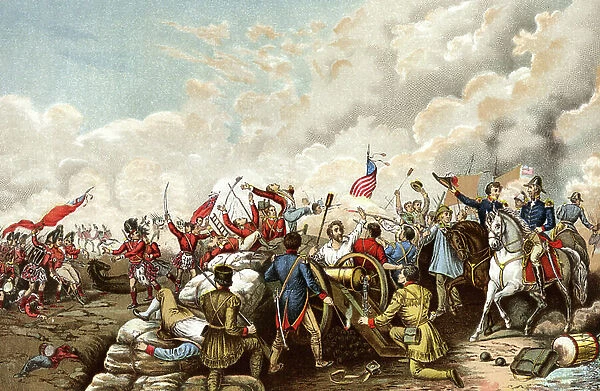 War of 1812: The victory of General Andrew Jackson (1767-1845) over the English in New Orleans (New Orleans) in 1815, at the end of the war that began in 1812
