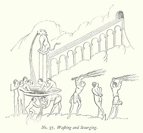 Washing and Scourging (engraving)