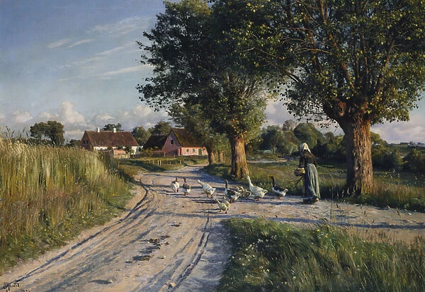 The Way Home, 1921 (oil on canvas)