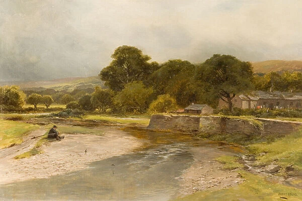 On the Wear, Stanhope, 1900 (oil on canvas)