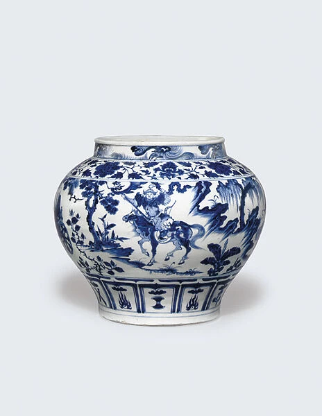 White and Blue Guan, mid 14th century (ceramic)