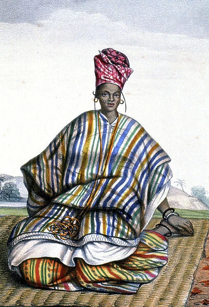 Wife bambara, 1853 (lithograph)