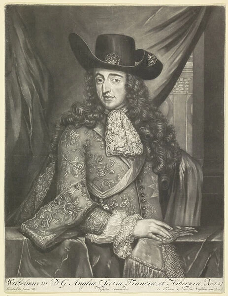 William III, King of England, 1688-1709 (mezzotint)