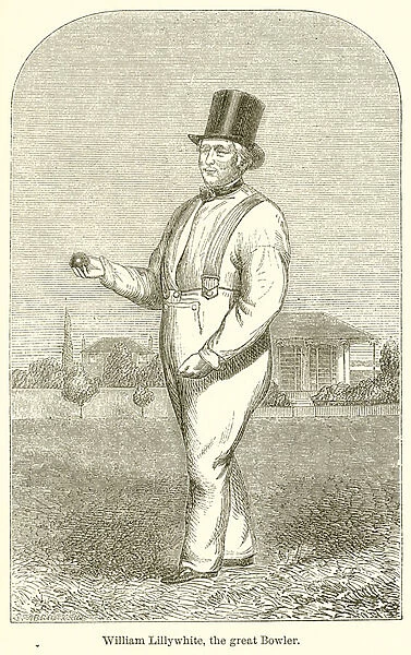 William Lillywhite, the Great Bowler (engraving)