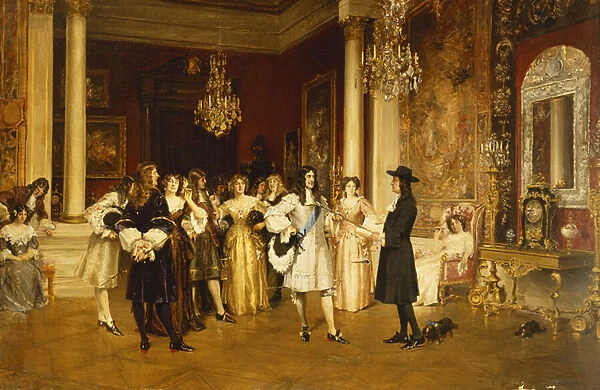 William Penn Receiving the Charter of Pennsylvania from Charles II, 1913 (oil on canvas)