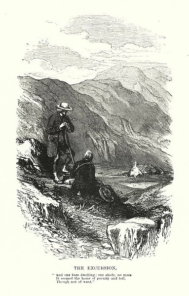 William Wordsworth: The Excursion (engraving)
