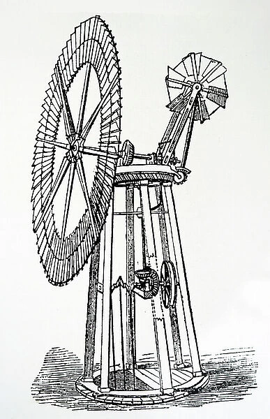 A wind pump with self-regulating annular sail