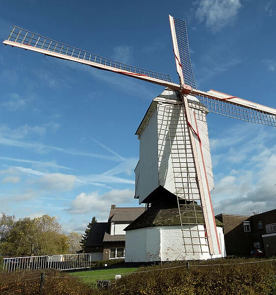 Windmill (Windmolen Heimolen Molen van 't Heiken). Ca 1801