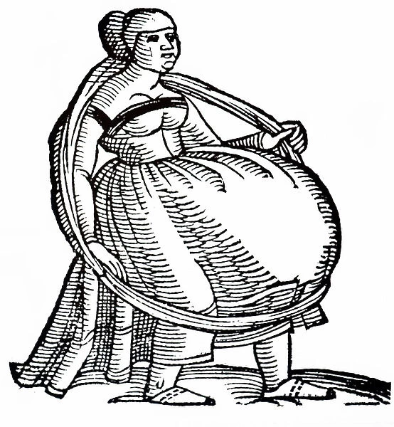 Women called Dorothea who gave birth to twenty children, 15th century (engraving)