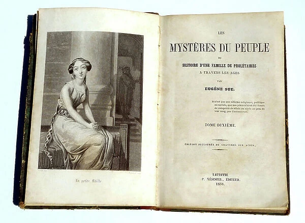 A work banned in 1857, during a censorship process remains famous: 'The mysteres of the people (history of a family of proletaries through the ages)', a soap opera by Eugene Sue
