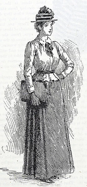 A working woman in England, 1891