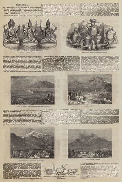 The World surveyed in the XIXth Century, or, Recent Narratives of Scientific and Exploratory Expeditions (undertaken chiefly by Command of Foreign Governments) (engraving)