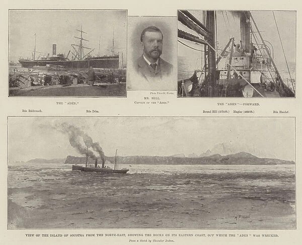 The Wreck of the Aden (litho)