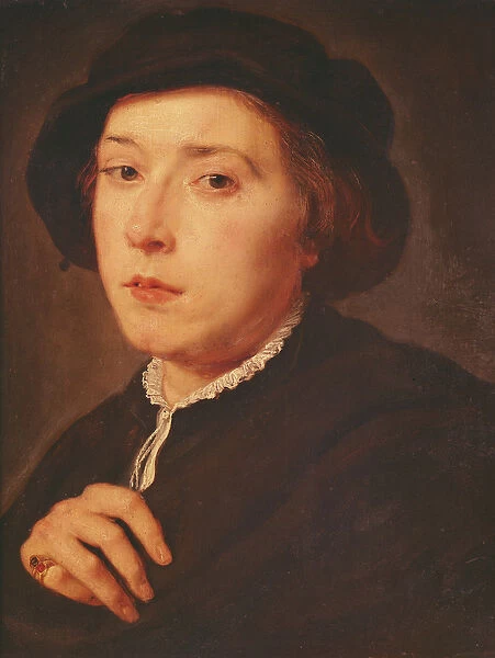 Young man with a black hat, 1615-18 (oil on canvas)