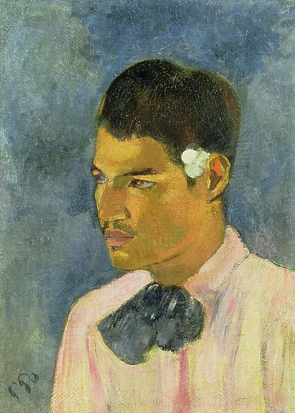 Young Man with a Flower Behind his Ear, 1891 (oil on canvas)