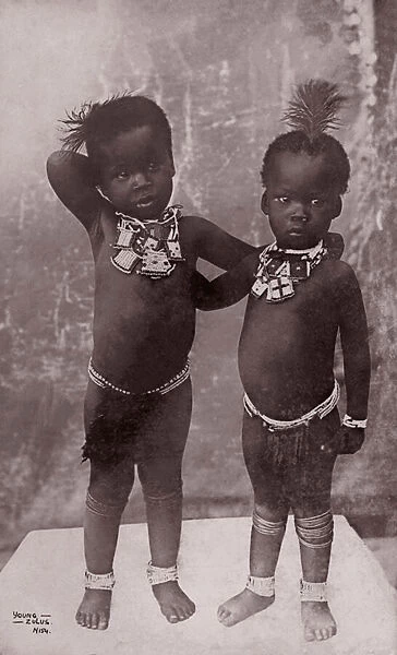 Young Zulus (b  /  w photo)