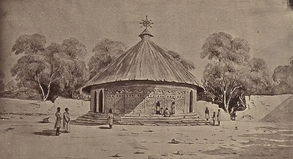 Abyssinia Chelikut Church 1867 1868 Albumen silver print