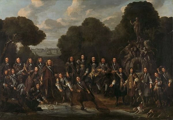 Allegory flourishing Dutch Fishery Second Anglo-Dutch War