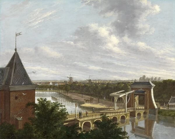 The Amsterdam Outer Canal near the Leidsepoort Seen from the Theatre, The Netherlands