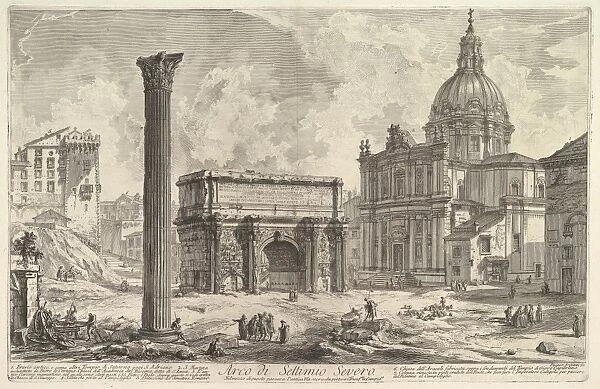 Arch Septimius Severus Churchs Martina right