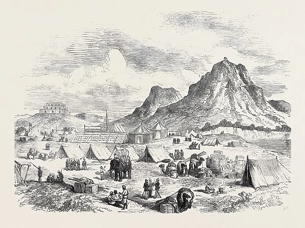 The Army in India: Camp of Exercise at Hassan Abdul, 1873