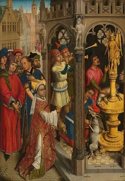 Augustine Sacrificing Idol Manichaeans Augustine sacrifices