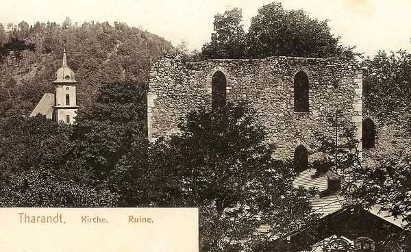 Bergkirche Tharandt Burg Tharandt 1906 Landkreis Sachsische Schweiz-Osterzgebirge