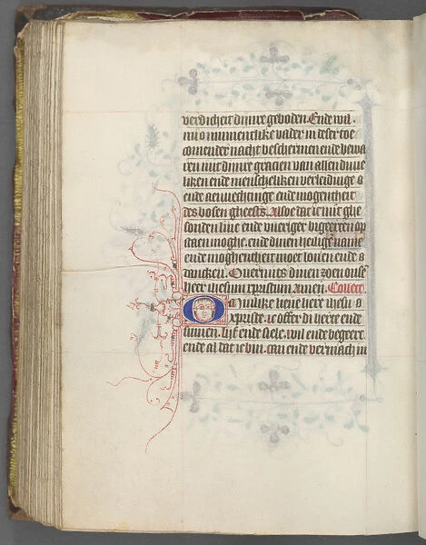 Book Hours Utrecht fol 157v Text 1460-1465 Master
