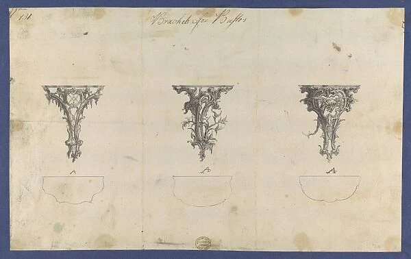 Brackets Bustos Chippendale Drawings Vol I ca