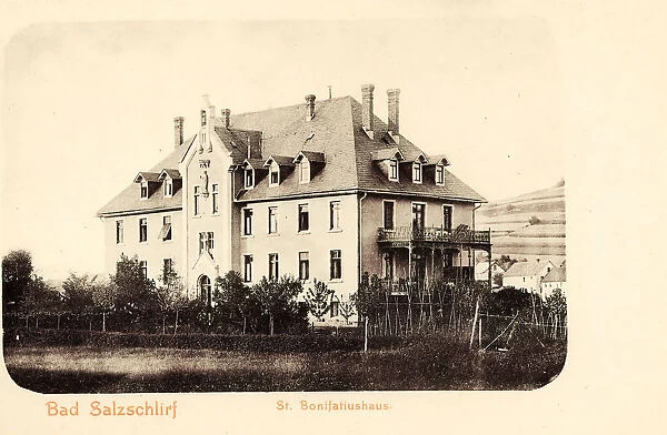 Buildings Bad Salzschlirf 1904 Hesse St. Bonifatiushaus