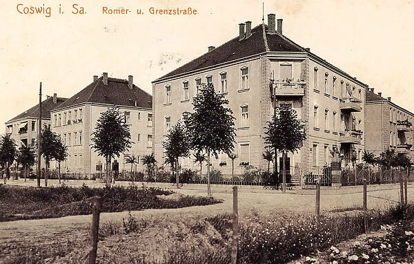 Buildings Coswig 1912 Landkreis MeiBen Romer
