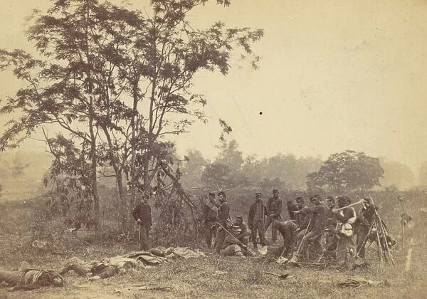 Burying Dead Battlefield Antietam September 1862