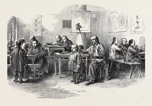 CHINA: A BOYS SCHOOL, PEKIN, 1873