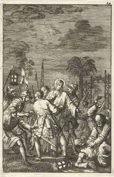 Christ arrested in the Garden of Gethsemane, Jan Luyken, Aart Dircksz Oossaan, 1684