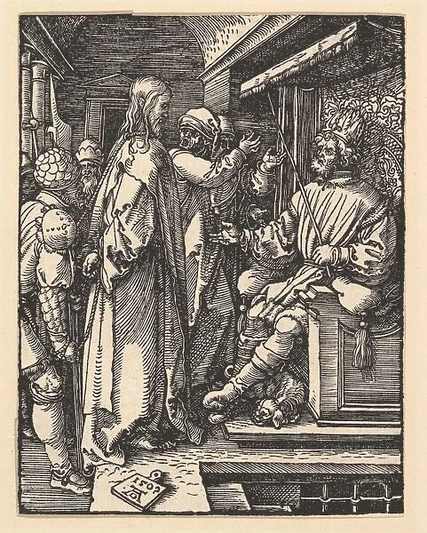 Christ Herod Small Passion 1509 Woodcut sheet