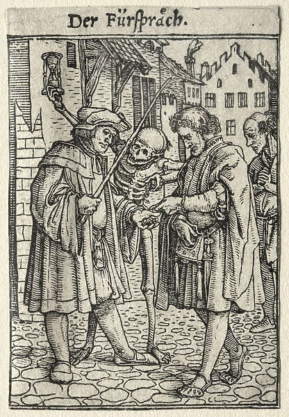 Dance Death Advocate Hans Holbein German 1497