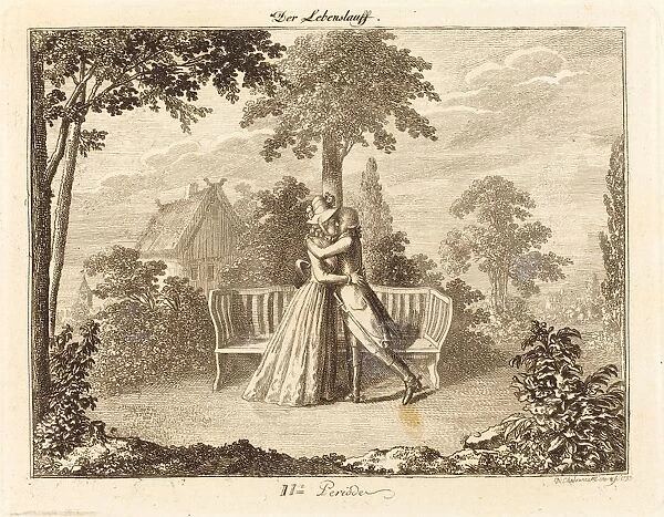 Daniel Nikolaus Chodowiecki (German, 1726 - 1801), Lovers, 1793, etching