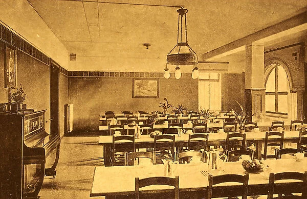 Dining rooms Germany Pianos background 1913 Vogtlandkreis