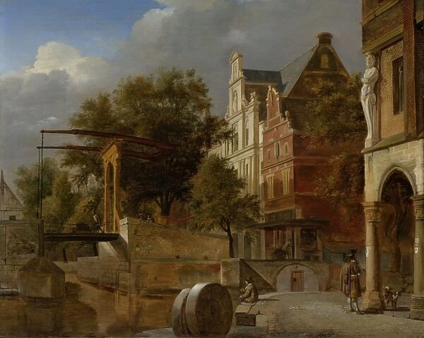 Draw Bridge, Jan van der Heyden, Adriaen van de Velde, 1660 - 1672