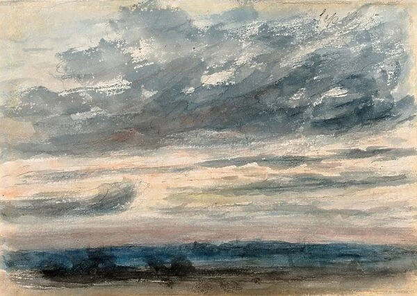 Drawings Prints, Drawing, Cloud Study, Artist, John Constable, British, East, Bergholt